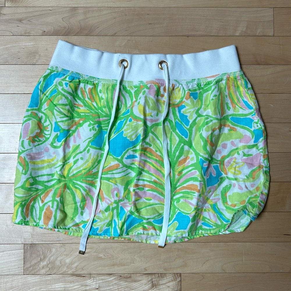 Lily Pulitzer mini skirt bright colorful summer vacation size xs